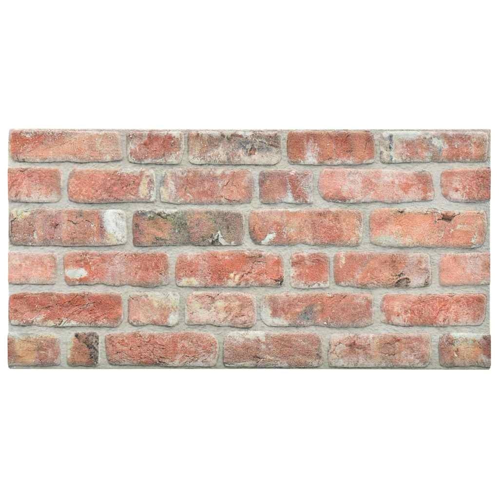 Vidaxl Panele ścienne 3D czerwona cegła EPS 100x50 cm 10 sztuk - 78% taniej
