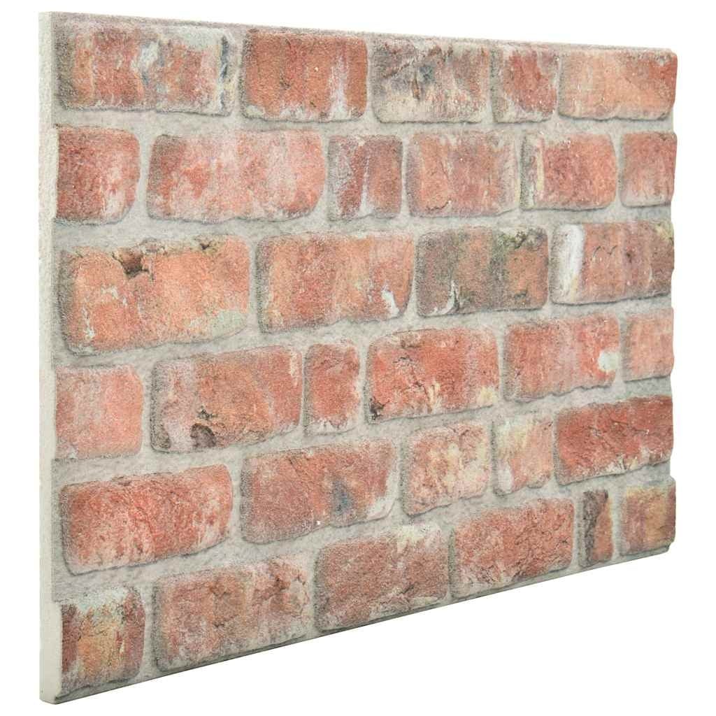 Vidaxl Panele ścienne 3D czerwona cegła EPS 100x50 cm 10 sztuk - 78% taniej