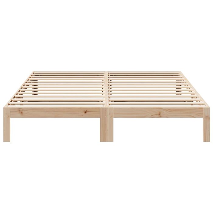 Vidaxl Rama łóżka z litego drewna sosnowego 180x200 cm - 89% taniej