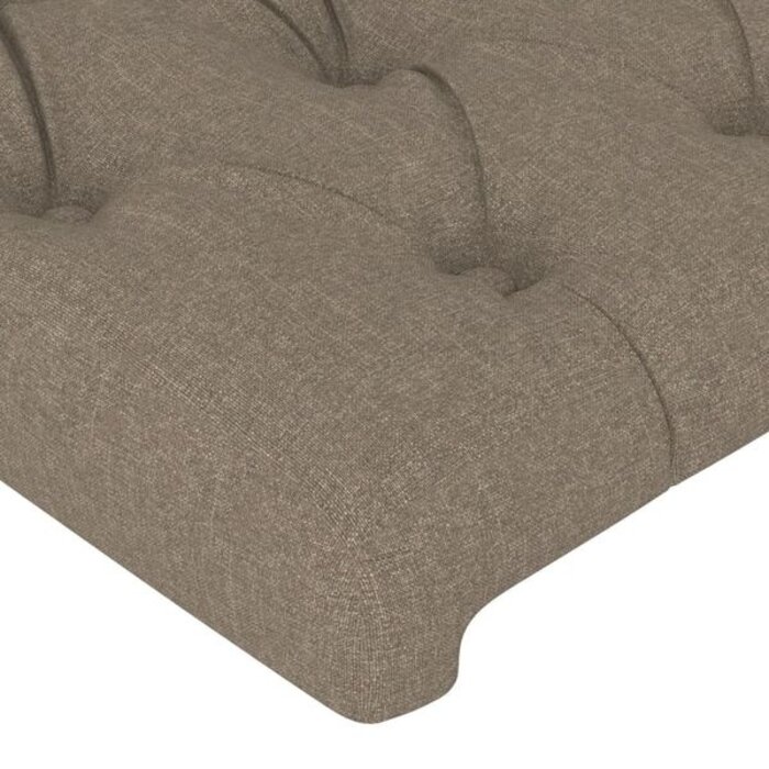 Vidaxl Zestaw 2 zagłówków do łóżka taupe 100cm - 78% taniej