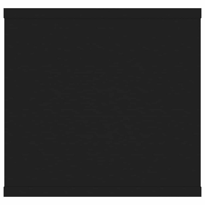 Vidaxl Czarna półka ścienna 102x30x29 cm - 74% taniej