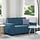 Elegancka sofa dwuosobowa 120 cm niebieska - 86% taniej