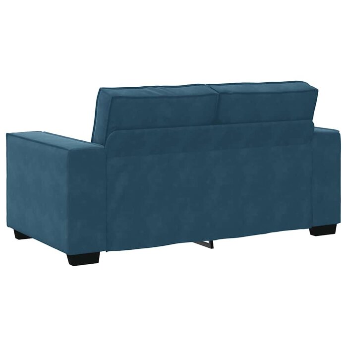 Vidaxl Elegancka sofa dwuosobowa 120 cm niebieska - 86% taniej
