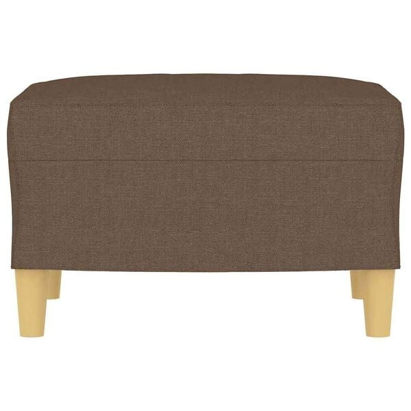 Vidaxl Brązowy podnóżek tapicerowany 60x50x41 cm - teraz 77% taniej