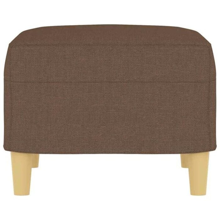 Vidaxl Brązowy podnóżek tapicerowany 60x50x41 cm - teraz 77% taniej