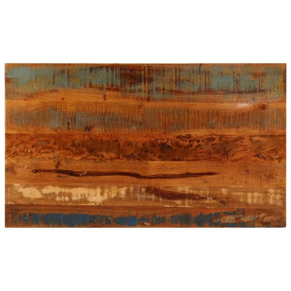 Vidaxl Stolik kawowy z półką, lite drewno z recyklingu, 100x60 cm - 85% taniej