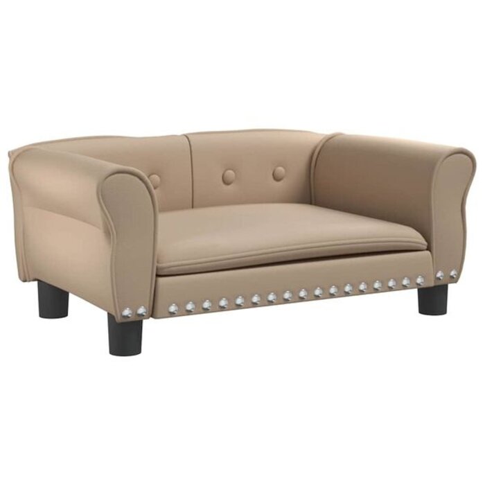 Vidaxl Stylowa kanapa dla psa 70x45cm Cappuccino - 78% taniej