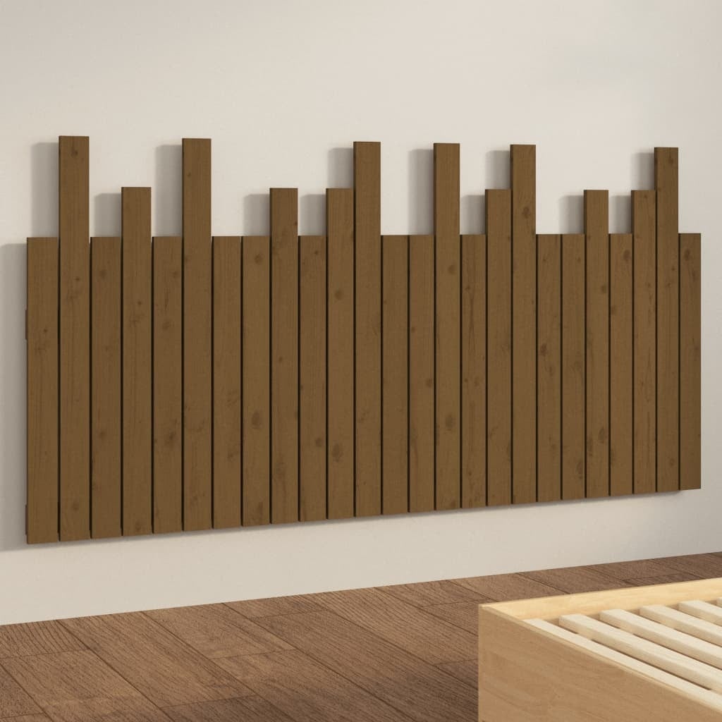 Vidaxl Zagłówek ścienny drewniany 159,5x80 cm miodowy brąz - 79% taniej