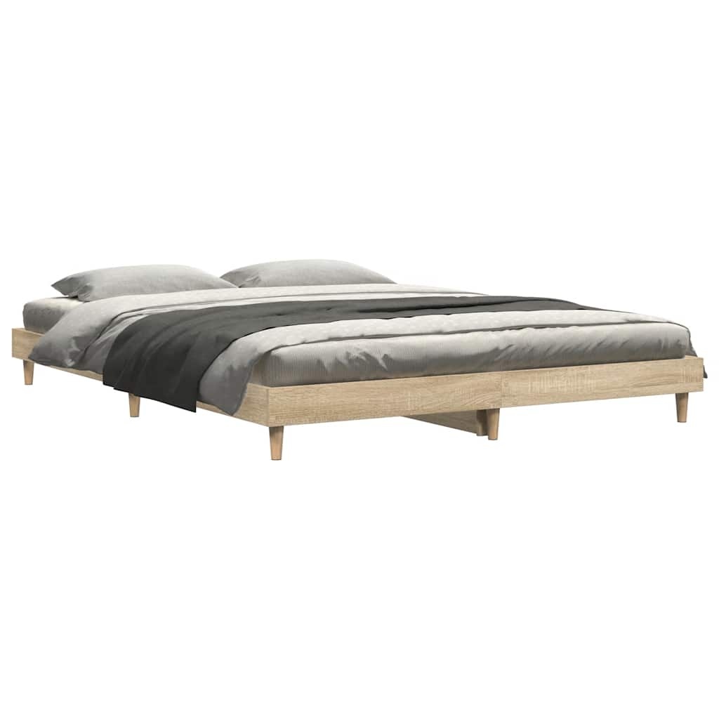 Vidaxl Rama łóżka 160x200 cm dąb sonoma - 81% taniej