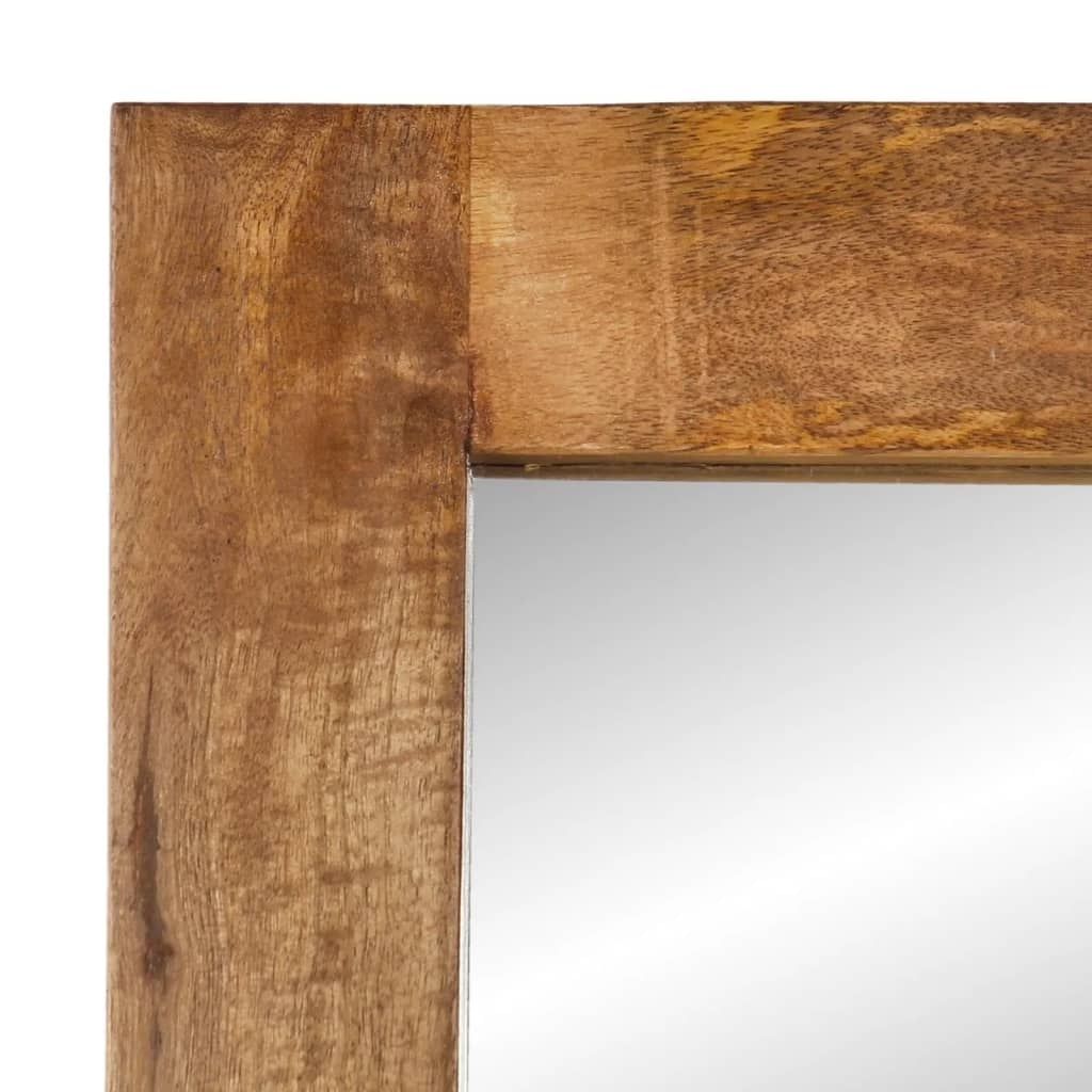 Vidaxl Lustro ścienne z litego drewna mango 70x50 cm - 78% taniej