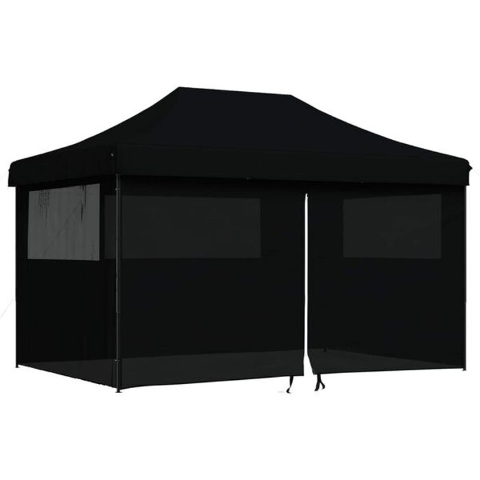 Vidaxl Składany namiot imprezowy pop-up 440x292 cm - czarny - 79% taniej