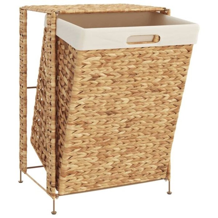 Vidaxl Kosz na pranie z hiacyntu wodnego 44x34x64 cm - 80% taniej