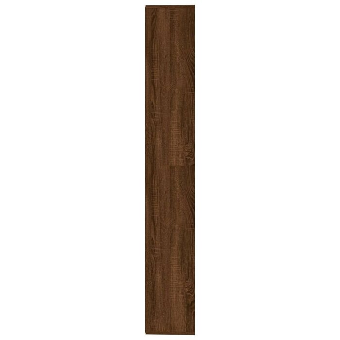 Vidaxl Nowoczesny regał na książki 155x160 cm, dąb brązowy - 76% taniej