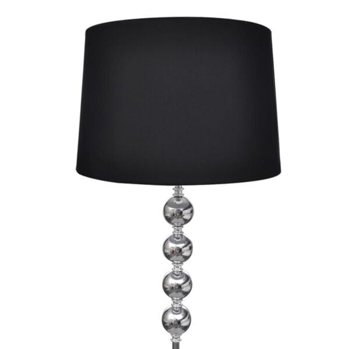 Vidaxl Lampa podłogowa Eleganza 156 cm czarna - 74% taniej