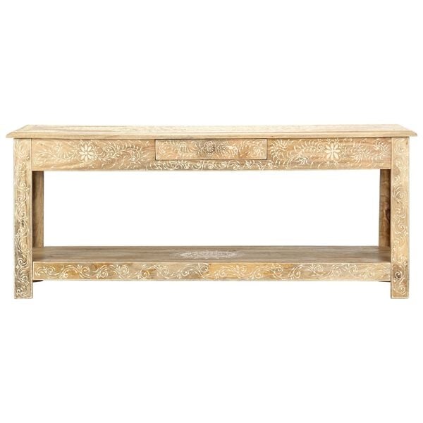 Vidaxl Stolik kawowy drewno mango 110x50cm - Ręcznie malowany - 78% taniej