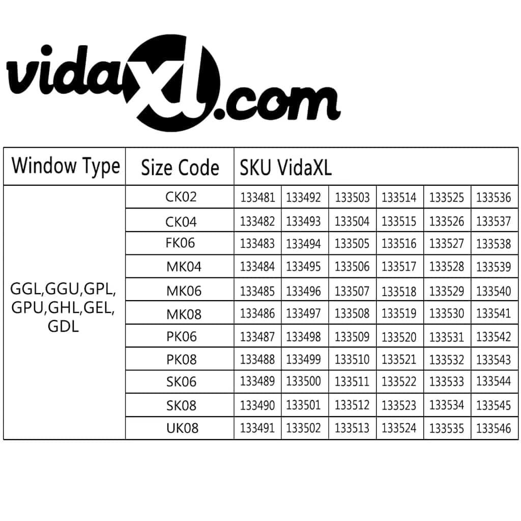 Vidaxl Roleta zaciemniająca dachowa UK08 czarna - 75% taniej