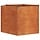 Podwyższona grządka sześciokątna stal corten 129x77 cm - 78% taniej