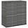 Skrzynia ogrodowa z technorattanu 100x49x103,5 cm - szara - 81% taniej