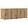 Zestaw 2 wiszących szafek RTV 80x30 cm dąb rzemieślniczy - 80% taniej