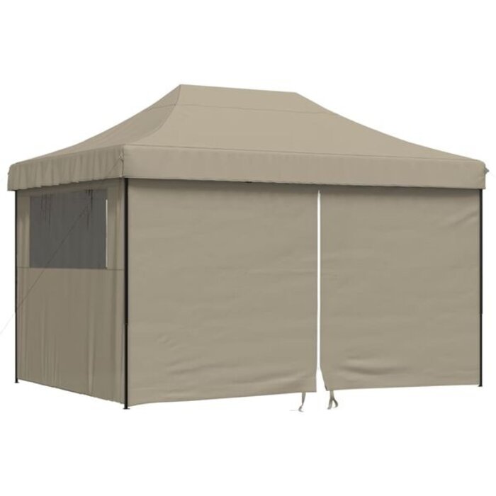 Vidaxl Składany namiot ogrodowy pop-up 410x279cm taupe - 78% taniej