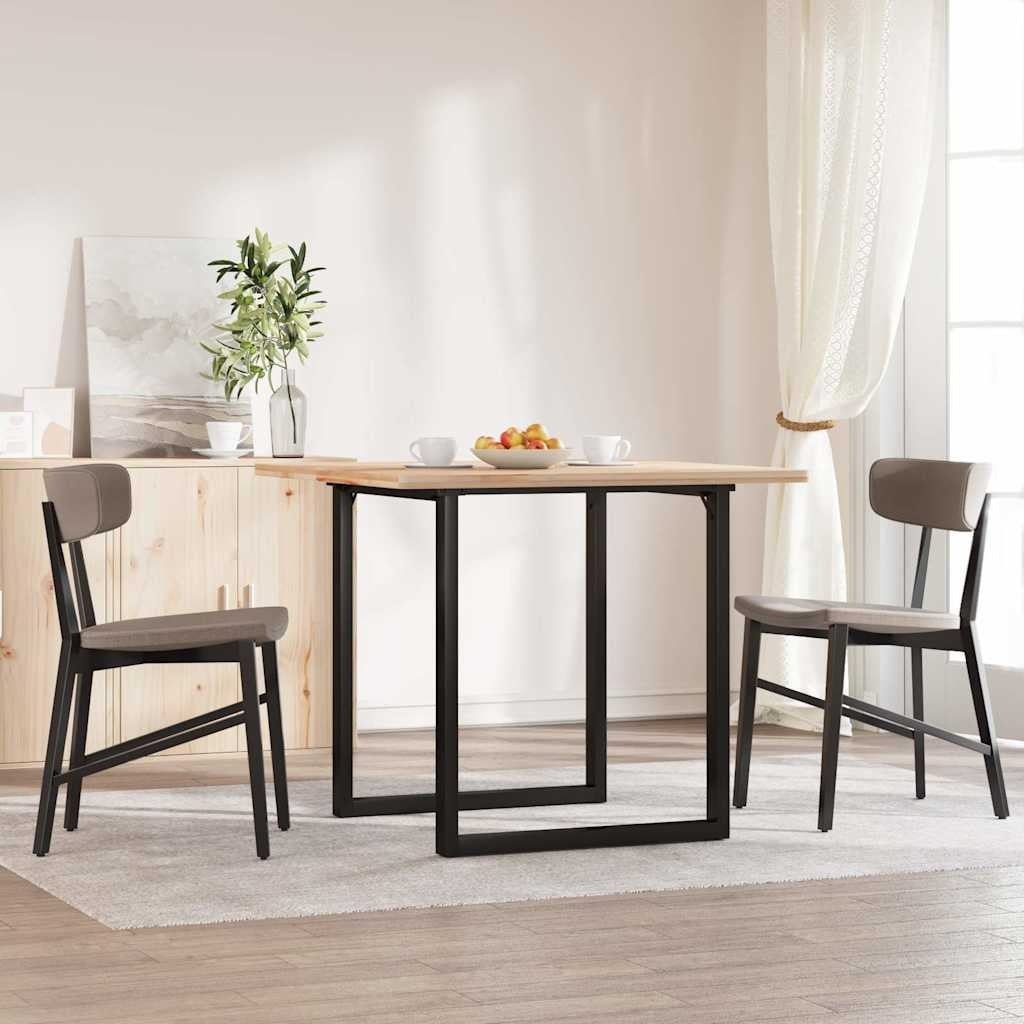 Vidaxl Industrialne nogi do stołu typu O 60x60x73 cm, czarne - 77% taniej
