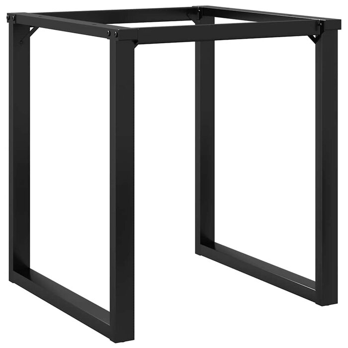 Vidaxl Industrialne nogi do stołu typu O 60x60x73 cm, czarne - 77% taniej