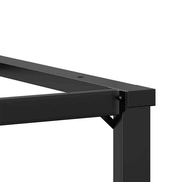 Vidaxl Industrialne nogi do stołu typu O 60x60x73 cm, czarne - 77% taniej