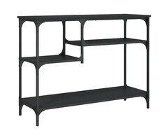 Vidaxl Stolik przyścienny 100x35x75 cm czarny - 66% taniej
