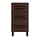 Industrialna komoda z litego drewna mango 40x34x75 cm - 71% taniej