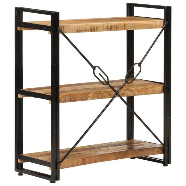 Industrialny regał z drewna mango 77x80 cm - 75% taniej