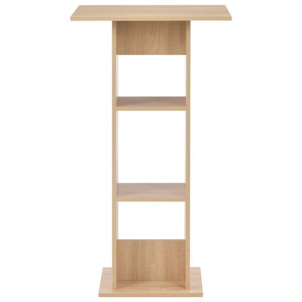 Stolik barowy 60x60x110 cm dąb - 84% taniej