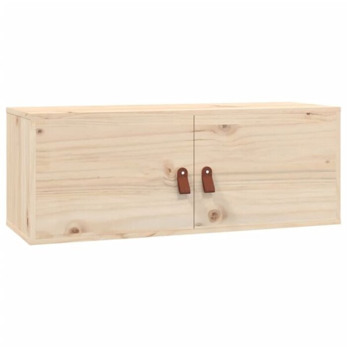 Szafka wisząca z litego drewna 80x30x30 cm - 85% taniej