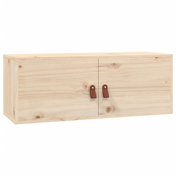 Szafka wisząca z litego drewna 80x30x30 cm - 85% taniej
