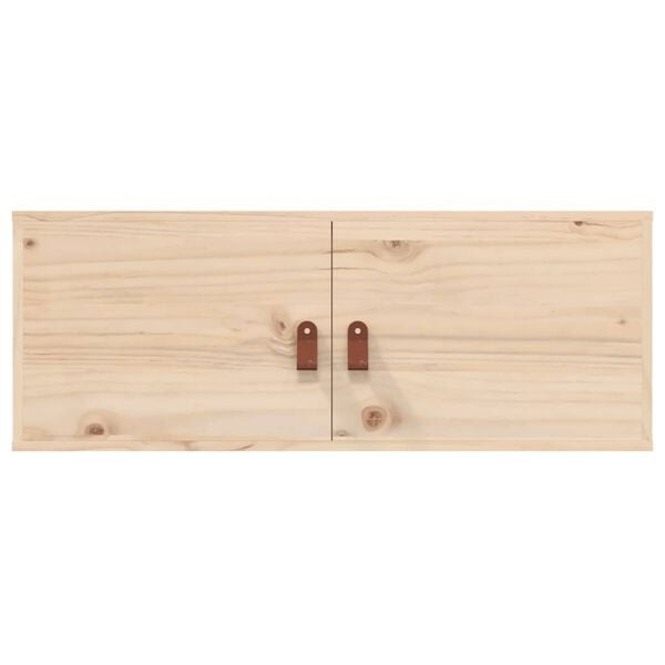 Szafka wisząca z litego drewna 80x30x30 cm - 85% taniej