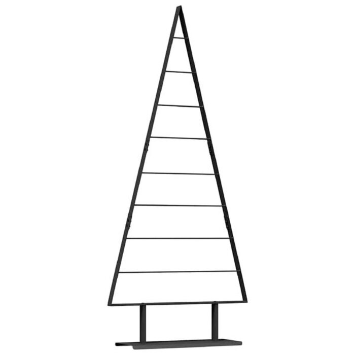 Metalowa choinka 180 cm czarna - Nowoczesna dekoracja 90% taniej