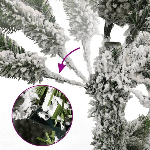 Ośnieżona choinka 300 cm na zawiasach - 83% taniej