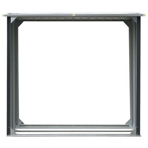 Szopa na drewno 172x91x154 cm antracytowa - 86% taniej