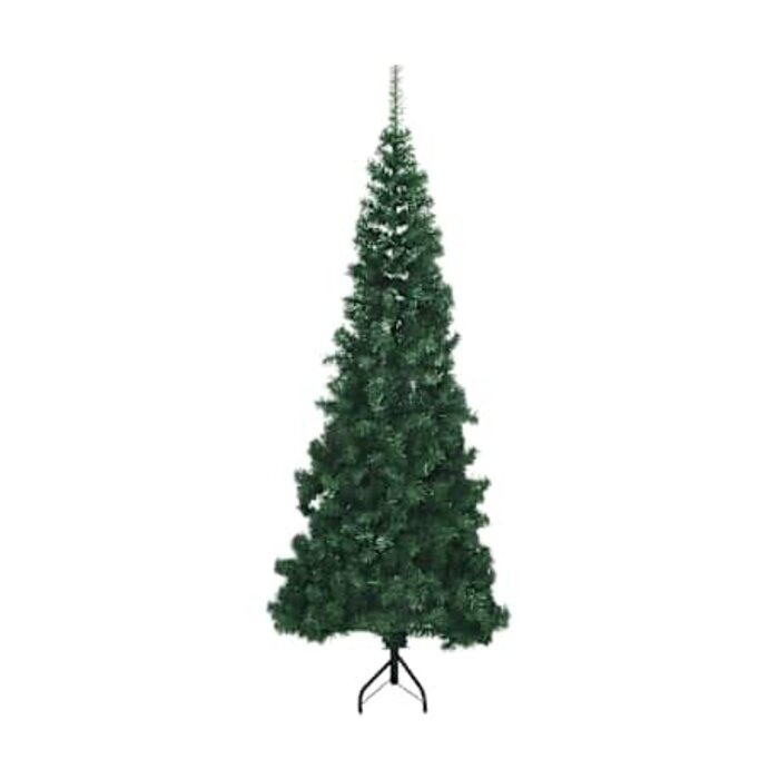 Sztuczna choinka narożna 240 cm zielona - 78% taniej