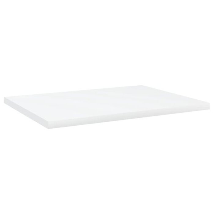 Zestaw 4 półek ściennych 40x30 cm - białe - 65% taniej