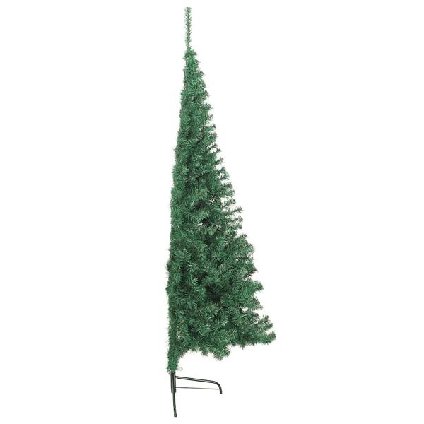 Sztuczna choinka przyścienna 180 cm - PVC - 60% taniej