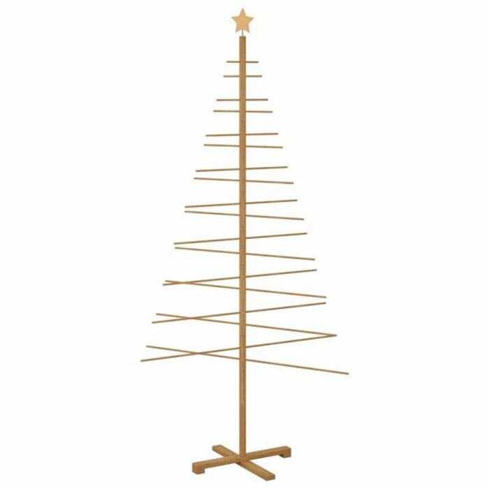 Bambusowa choinka 210 cm - rustykalna dekoracja świąteczna - 69% taniej
