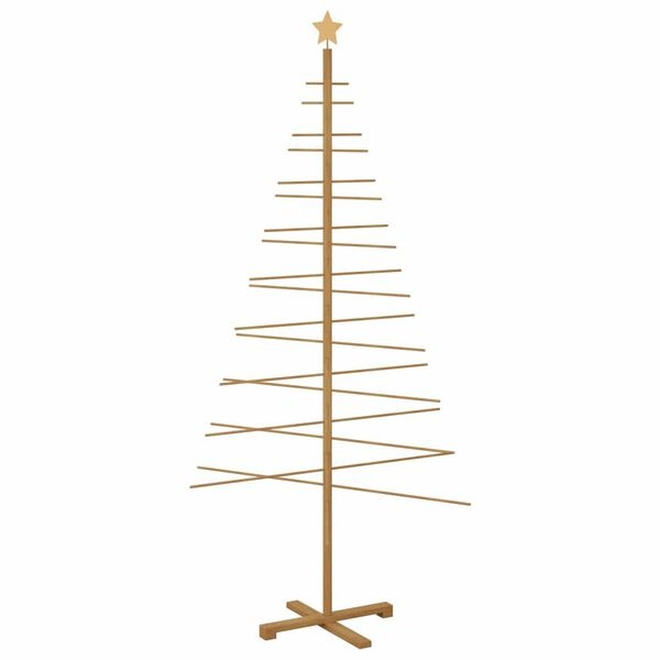 Bambusowa choinka 210 cm - rustykalna dekoracja świąteczna - 69% taniej