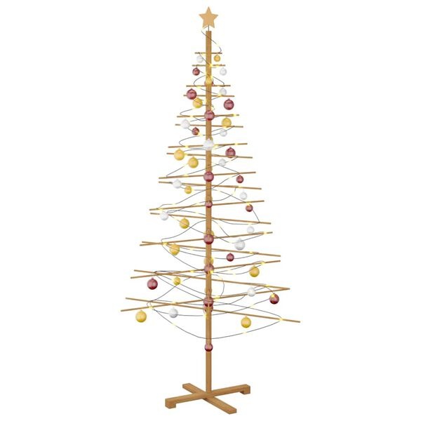 Bambusowa choinka 210 cm - rustykalna dekoracja świąteczna - 69% taniej