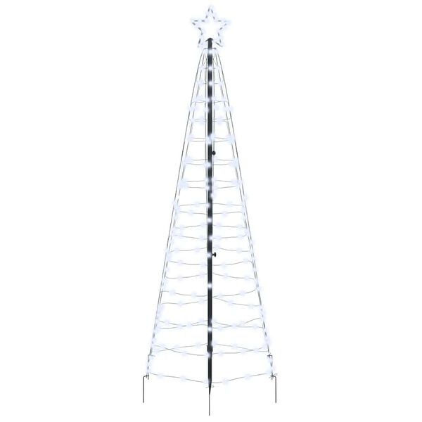 Choinka LED 250 cm 390 diod zimna biel - 78% taniej