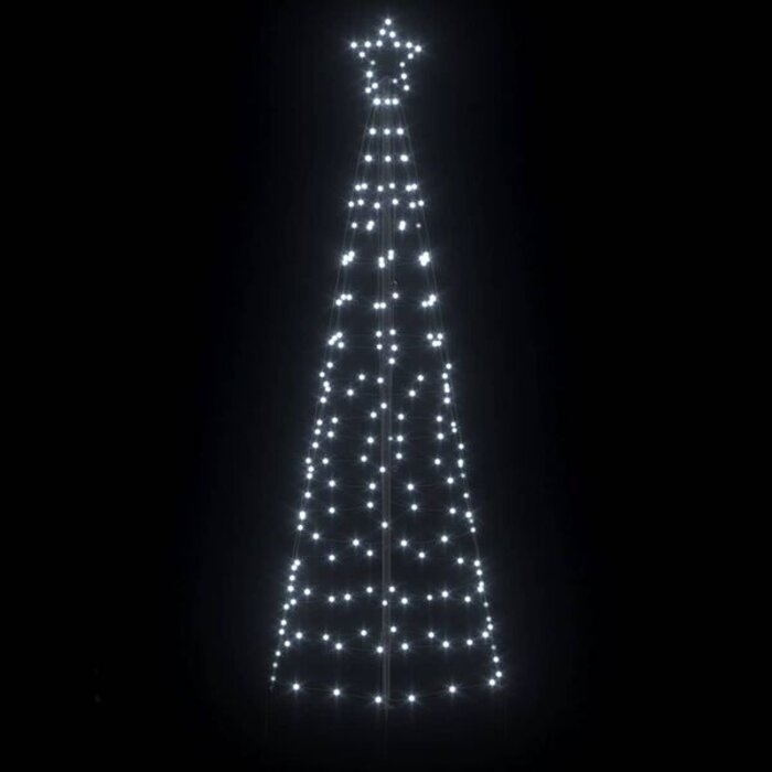 Choinka LED 250 cm 390 diod zimna biel - 78% taniej