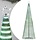 Choinka LED 247 cm, 475 diod, zimna biel - 87% taniej