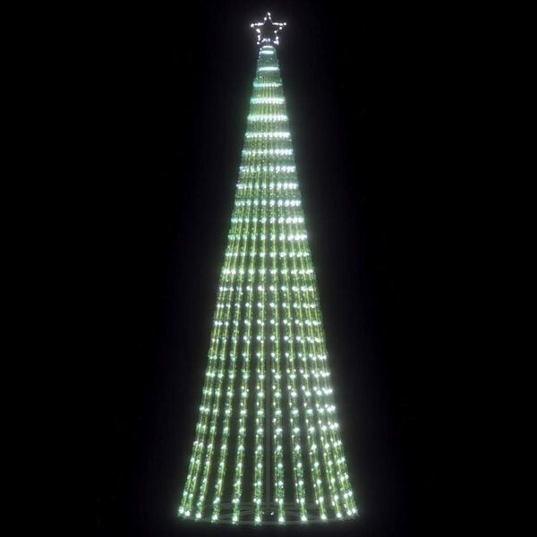 Choinka LED 247 cm, 475 diod, zimna biel - 87% taniej
