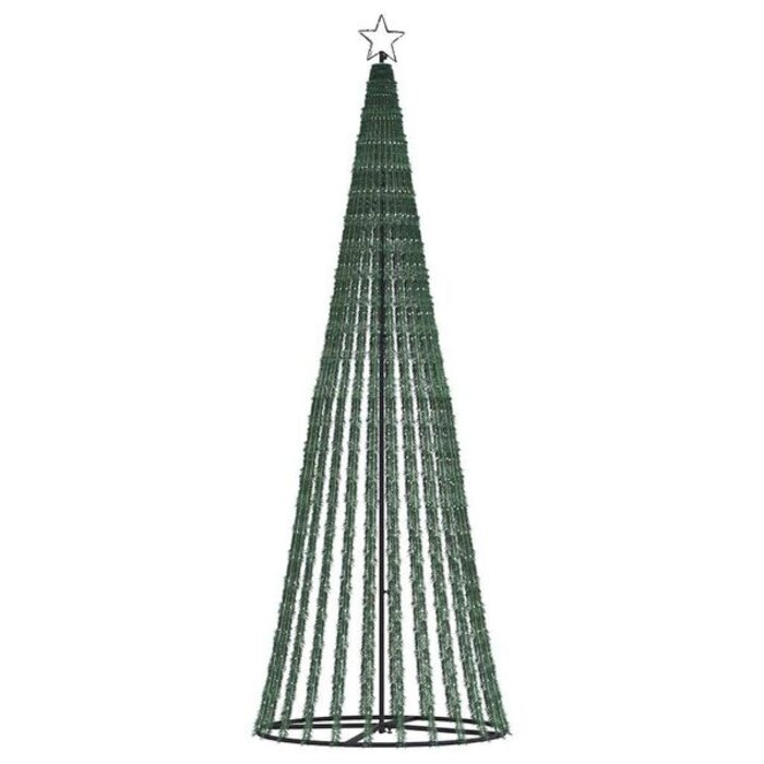 Choinka LED 247 cm, 475 diod, zimna biel - 87% taniej