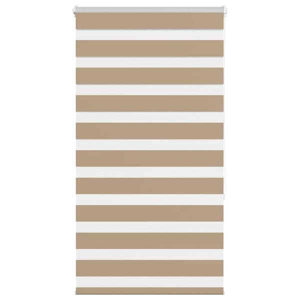 Roleta typu zebra 70x150 cm piaskowy brąz - 56% taniej