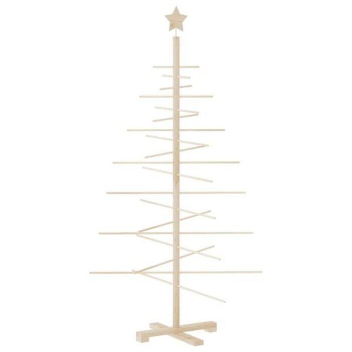 Drewniana choinka 150 cm z litej sosny - 68% taniej